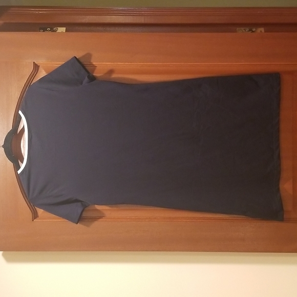NWT Tommy Hilfiger Flag Logo Long Navy t-shirt dress, size SP - Picture 5 of 16